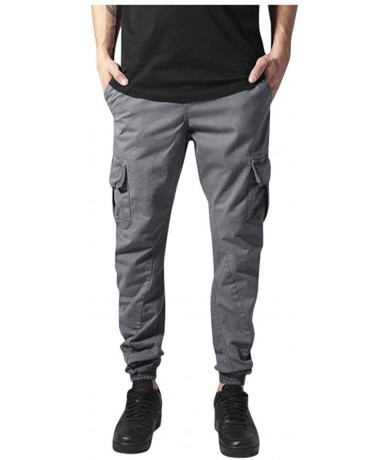 Briefs Mens Overalls Trousers Athletic Workout Running Pants Jogger Pants Sweatpants Gym Sports Pant Trunks Streetwear - Gray...