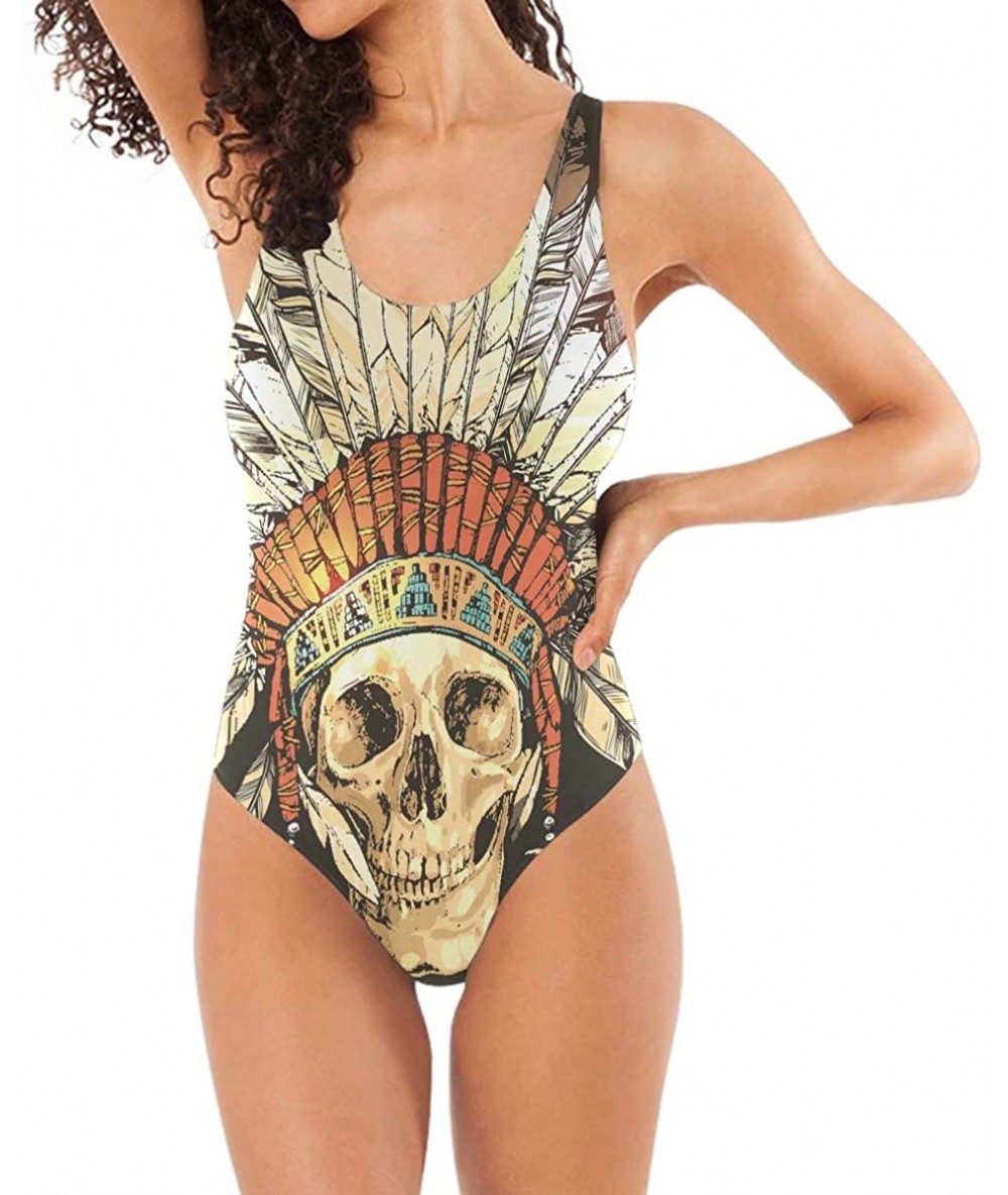 One-Pieces Womens Scorpio Zodiac Signs One Piece Monokini Swimsuit Sexy Backless Retro Bathing Suit - Native American Indian ...