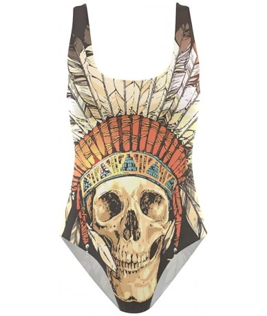 One-Pieces Womens Scorpio Zodiac Signs One Piece Monokini Swimsuit Sexy Backless Retro Bathing Suit - Native American Indian ...