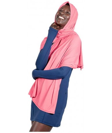 Cover-Ups Women's UPF 50+ Blanket Wrap Swim Cover Up - Watermelon - CH18TUYQ2DQ $83.07