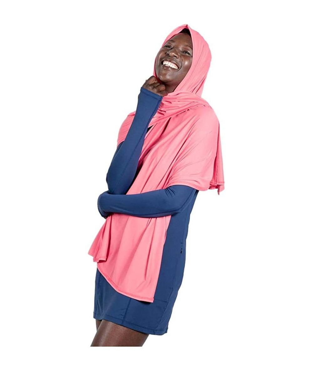 Cover-Ups Women's UPF 50+ Blanket Wrap Swim Cover Up - Watermelon - CH18TUYQ2DQ $83.07