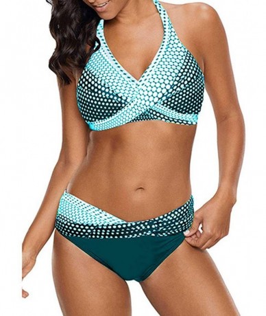 Bottoms Bikini Swimsuit Slim Slimming spot Plus Fat Increase Size - Emerald - CU190WXG3MZ $49.67