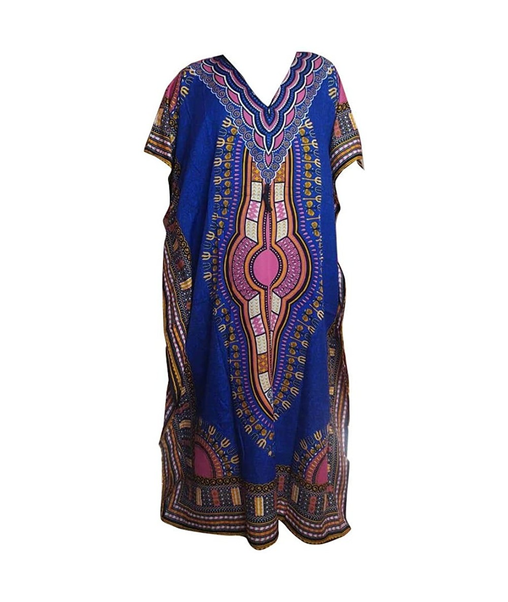 Cover-Ups Women's Kaftan Kimono Dress Beach Cover Up Ladies Kaftan Sleepwear Viscose Caftan Night Gown Robe V-Neck Cover Up -...