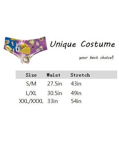 Sets Women's Panties Underwear Shorts 3D Printed Sexy Animal Pattern Sleep and Casual Stretch Super XXX-Large Size Multi-Pack...