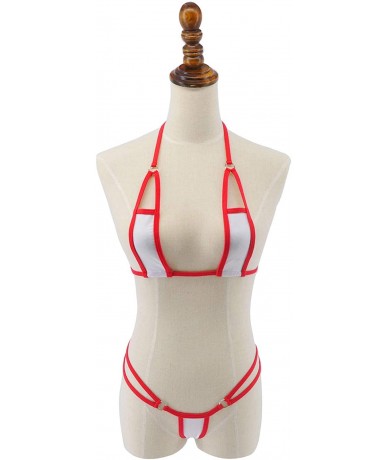 Sets Various Styles Micro Bikini Set Extreme Bikinis Sexy Mini G String & Thong Swimsuit Slutty Bathing Suit Whitered - CA195...