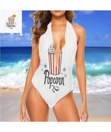 One-Pieces Athletic Training Bathing Suit Sketch Jungle Great Fashion Piece - Multi 30 - C919D3H6EHW $68.77