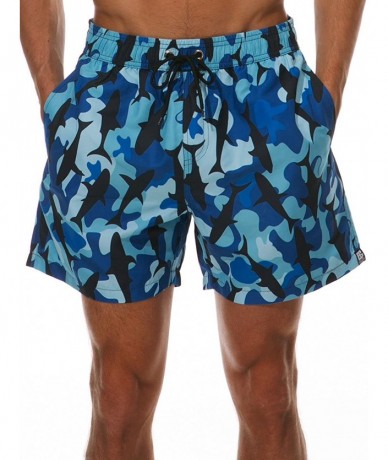 Board Shorts Men's Swim Trunks Bathing Suit Sports Shorts Dri Fit Lightweight with Pockets - Camouflage - C018E9RA848 $35.59