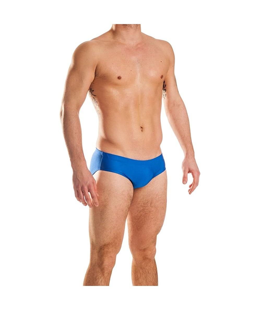 Racing Mens Hot Body Bikini Swimsuit - Royal - CE112MMHU7R $34.45