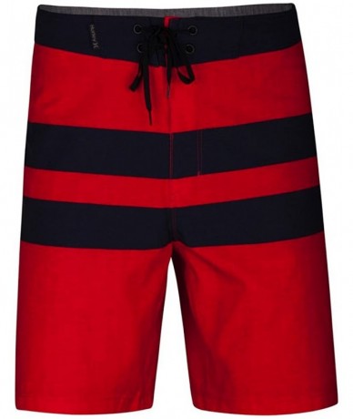 Board Shorts Men's Phantom Blackball Beater 18" Board Shorts - Speed Red/Obsidian - CK180WS8TDC $83.64