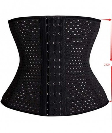 Tankinis Hollowing Outs Corsets Women Corsets Shaping The Abdomen and Tied Waists Corsets - Black - C41953O0XED $17.63