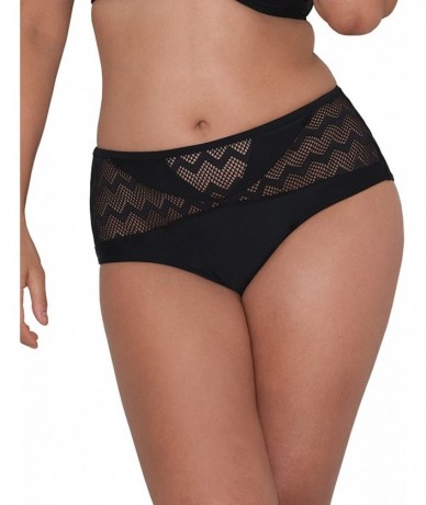 Tankinis Women's Hi Voltage Brief Bikini Bottom - Black - CE12N4401DW $58.00