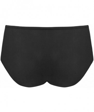 Tankinis Women's Hi Voltage Brief Bikini Bottom - Black - CE12N4401DW $58.00