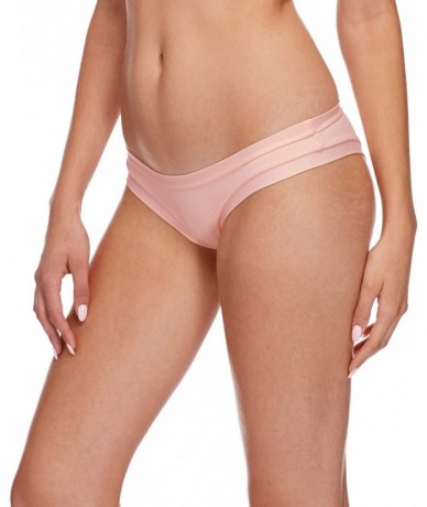 Tankinis Junior's Guava Audrey Low Rise Bikini Bottom - Ibiza Ribbed Seashell - CU18HW8L8T9 $35.91