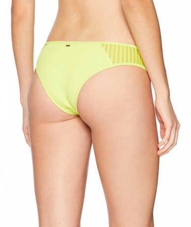 Bottoms Women's Designer Surf Cheeky Hipster Bikini Bottom - Neon Lime/Nli - CV1896ODHE8 $62.96