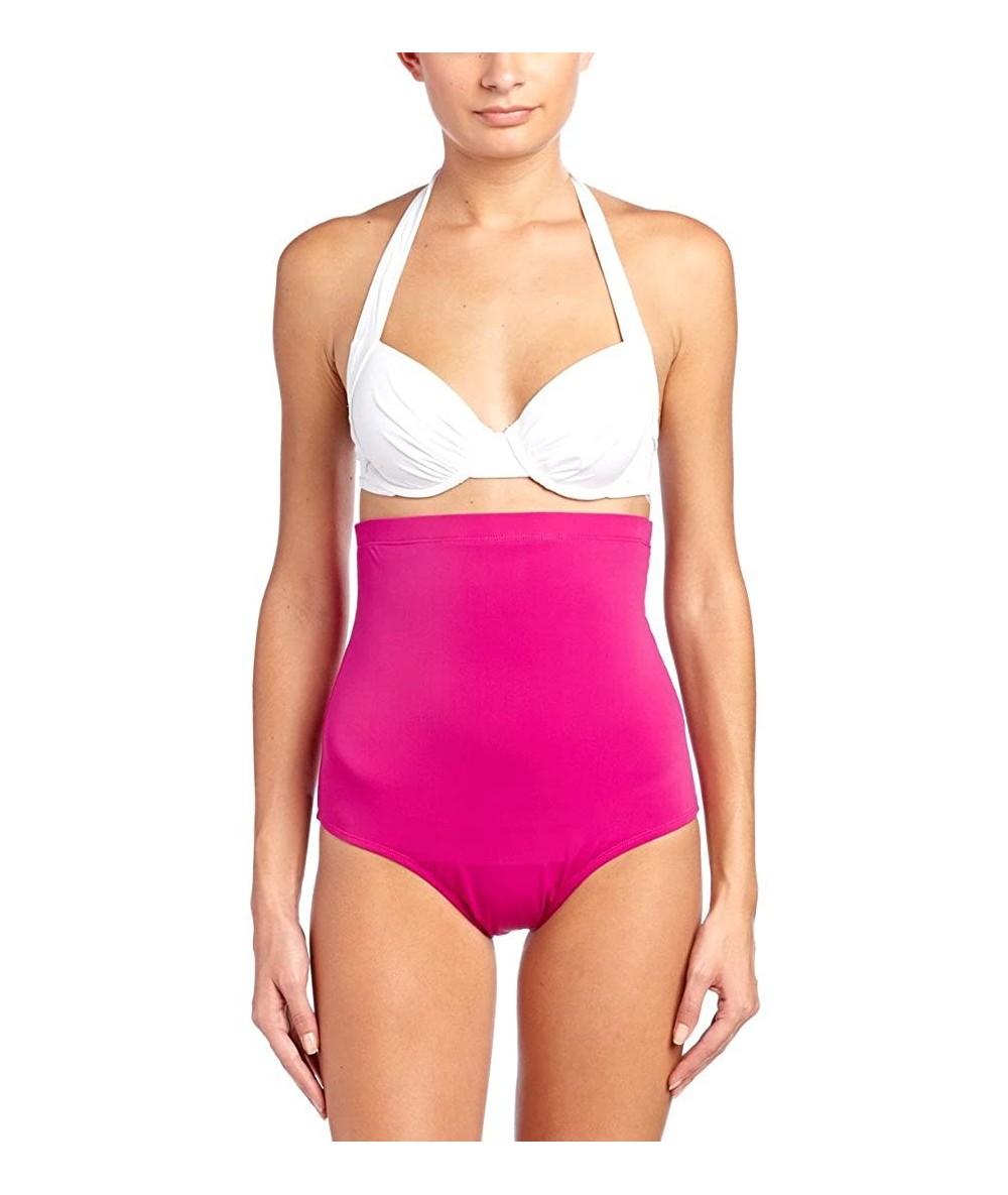 Bottoms Core High Rise Bottom Swimwear (1366) - Berry - CC116PC1PK3 $37.73