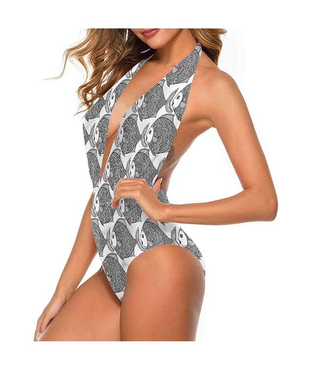 Cover-Ups Sexy Womens Swimsuit- Oriental Kaleidoscopic Simple and Sexy - Multi 12 - CT19CAO7EWR $81.65