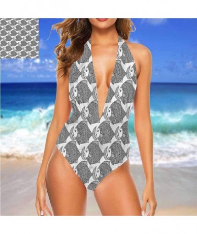 Cover-Ups Sexy Womens Swimsuit- Oriental Kaleidoscopic Simple and Sexy - Multi 12 - CT19CAO7EWR $81.65