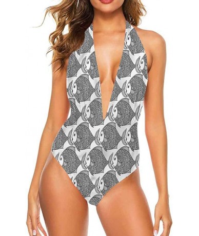 Cover-Ups Sexy Womens Swimsuit- Oriental Kaleidoscopic Simple and Sexy - Multi 12 - CT19CAO7EWR $81.65