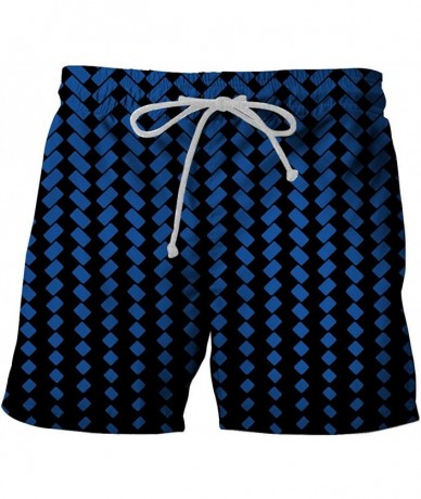 Board Shorts Mens Summer Casual Thin Hawaiian Printed Bathing Suit-Quick Dry Board Shorts Swim Trunks Beach Shorts Beachwear ...