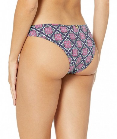 Bottoms Women's Nebulas Medium Coverage Bikini Bottom - Multi - CR18HTR4R3O $78.96