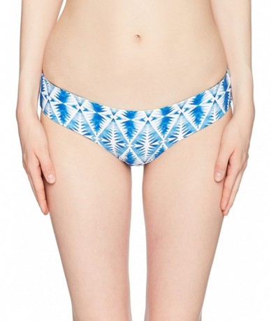 Bottoms Women's Beach Bazaar Revo Hipster Bikini Bottom - Blue/Blue - C2184R9Q8MM $69.61