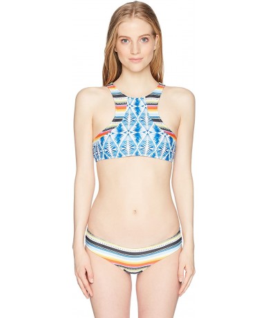 Bottoms Women's Beach Bazaar Revo Hipster Bikini Bottom - Blue/Blue - C2184R9Q8MM $69.61