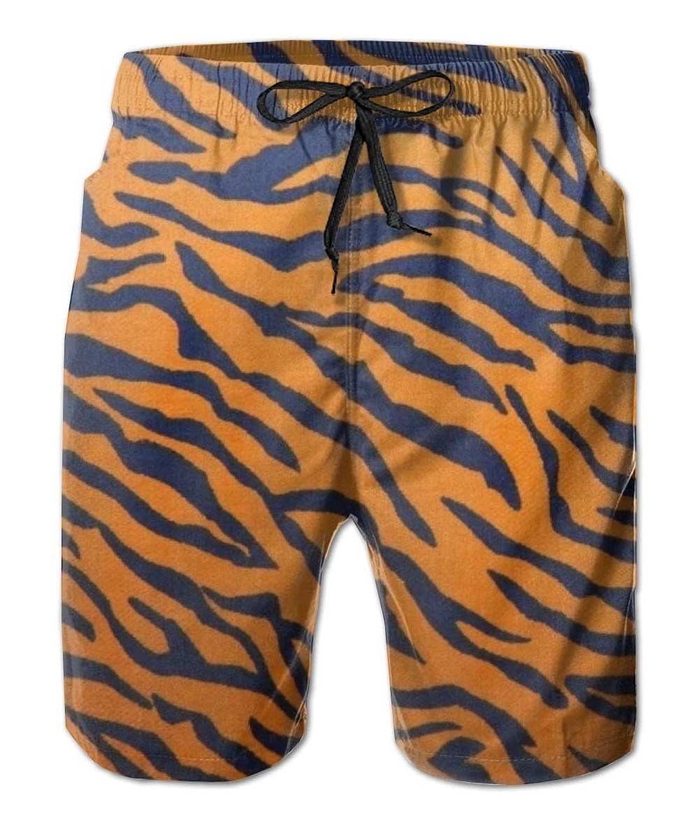 Board Shorts Men Beach Board Shorts Swim Trunks Bathing Suit - Tiger Print Animal Print Cool - Tiger Print Animal Print Cool ...