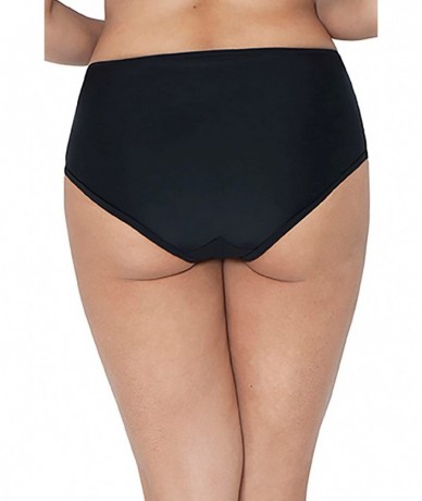 Tankinis Women's Rush Cheeky Bikini Short - Black - CT188E08ZYN $56.47