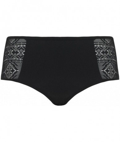 Tankinis Women's Rush Cheeky Bikini Short - Black - CT188E08ZYN $56.47