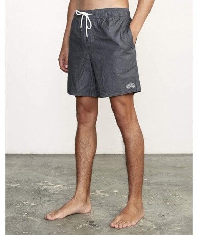 Trunks Men's Opposites Elastic Shorts - Black - CN18U8HORQ9 $60.64