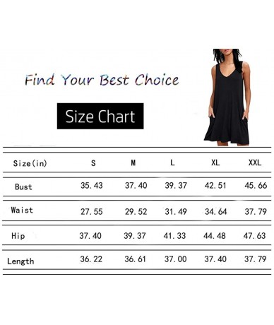 Cover-Ups Women Summer Casual T Shirt Dresses Beach Cover up Plain Pleated Tank Dress - 001 Navy - C418RDYZ0DL $31.81