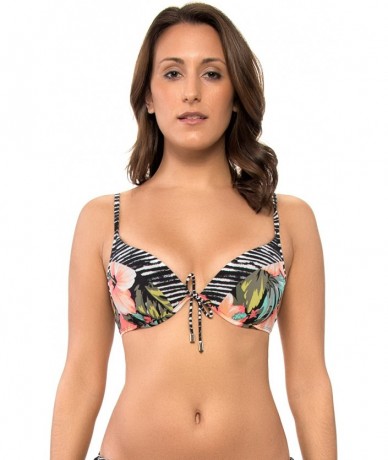 Tops Skye Women's Boracay Stella Bikini Top - Boracay Black - CR188ZEMMKT $75.93