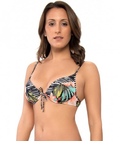 Tops Skye Women's Boracay Stella Bikini Top - Boracay Black - CR188ZEMMKT $75.93