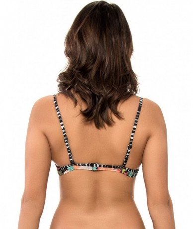 Tops Skye Women's Boracay Stella Bikini Top - Boracay Black - CR188ZEMMKT $75.93