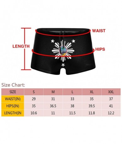 Briefs Iron Worker Skull Men's Quick Dry Swimsuit Boxer Trunks Square Cut Bathing Suits - Guam Philippines - C0196OW3QIY $44.08