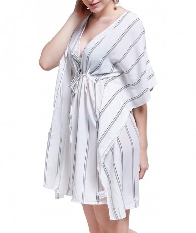 Cover-Ups Women's Bikini Cover ups Beach Swimsuit Beach Dress Summer Sexy Swimwear - White - CH18RC6DEZT $33.23