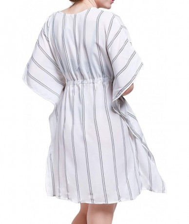 Cover-Ups Women's Bikini Cover ups Beach Swimsuit Beach Dress Summer Sexy Swimwear - White - CH18RC6DEZT $33.23