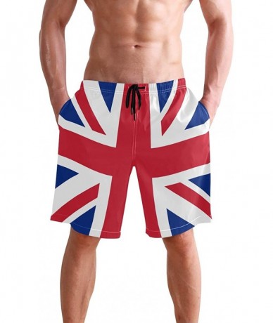 Trunks Venezuela Flag Men's Swim Trunks Beach Shorts with Pockets - Uk British Flag - CC18Q533SMU $48.26