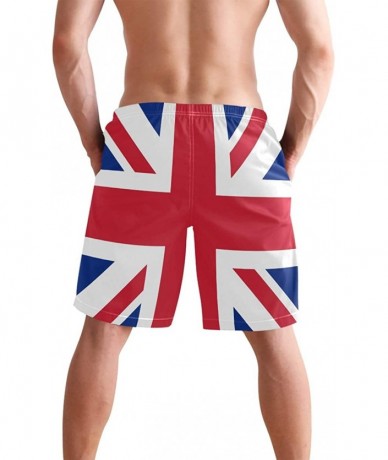 Trunks Venezuela Flag Men's Swim Trunks Beach Shorts with Pockets - Uk British Flag - CC18Q533SMU $48.26