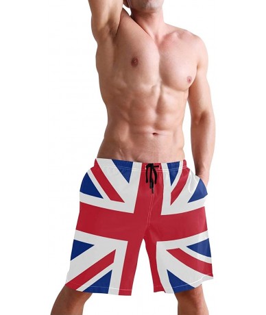 Trunks Venezuela Flag Men's Swim Trunks Beach Shorts with Pockets - Uk British Flag - CC18Q533SMU $48.26