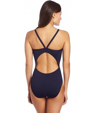 Racing Women's Endurotech Stretch Butterfly-Back Swimsuit - Navy - C3117QLJOAJ $41.59