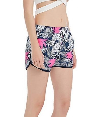 Board Shorts Cartoon Sharks Swimming Women's Board Shorts Beachshort Swim Slim Trunks with Side Pockets - Beauty Makeup - CA1...