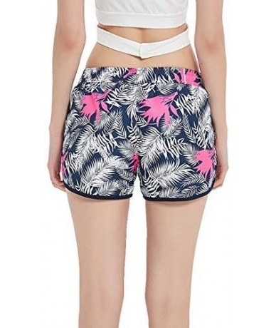 Board Shorts Cartoon Sharks Swimming Women's Board Shorts Beachshort Swim Slim Trunks with Side Pockets - Beauty Makeup - CA1...