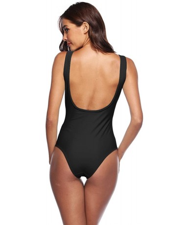 One-Pieces Women's Swimsuit Bride Tribe Bathing Suits Honeymoon Swimwear Bride Wedding Party Bridesmaid Gift - Black(bridesma...