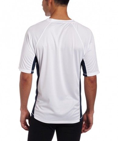 Rash Guards Men's Rash Guard - White - CJ1171KKTX7 $35.86