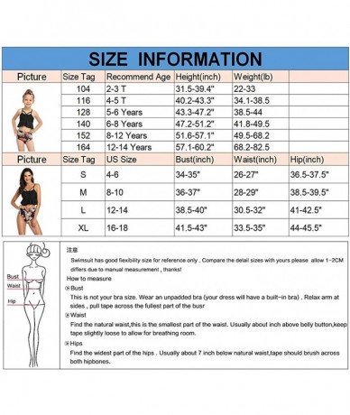 Sets Womens Girls Halter High Waisted Swimsuit Two Pieces Ruffle Bikini Set Family Matching Swimwear - Green - CN199QQD7ZE $3...