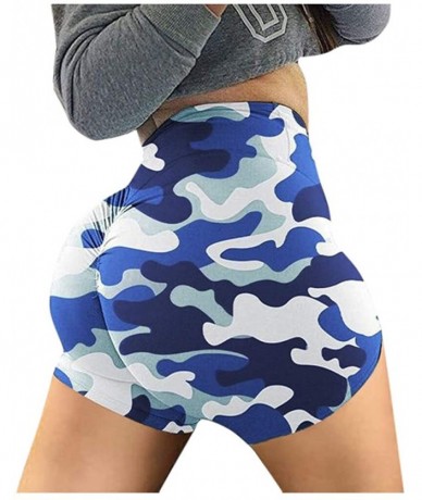 Board Shorts Women Basic Slip Shorts Compression Workout Leggings Yoga Shorts Capris - 003 Blue - C5190OZ4T3Y $29.62