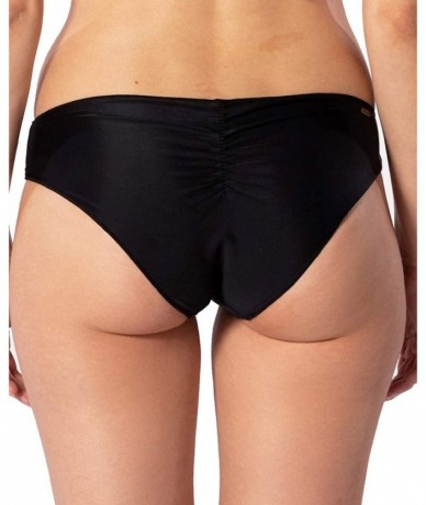 Bottoms Eco Surf Good Bikini Bottoms - Black - CN195ZT22Q2 $50.17