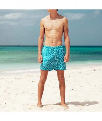 Board Shorts Mens Swim Trunks- Swimwear Bathing Suits Shorts Temperature Sensitive Color Changing Beach Pants Shorts Soft - [...