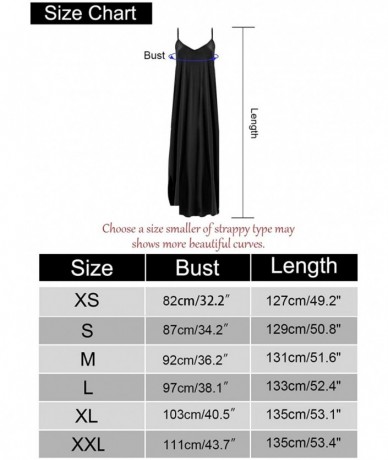 Cover-Ups Women's Summer Casual Sleeveless V Neck Strappy Split Loose Dress Beach Cover Up Long Cami Maxi Dresses with Pocket...